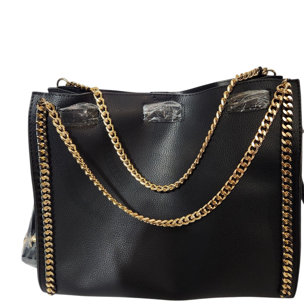 Elegant Black Chain Strap Women's Bag